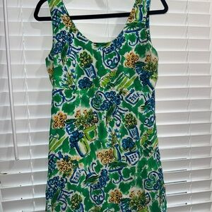 Vintage A-Line Zipper “Big Head Designs” size medium Dress